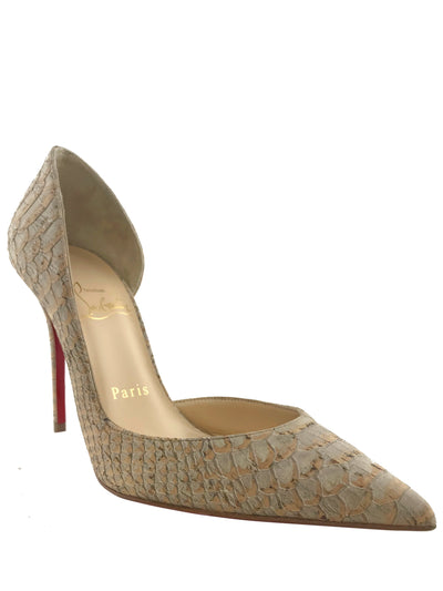 Christian Louboutin Iriza 100 Liege Embosse Pumps Size 6 NEW-Replica Designer Handbag Store
