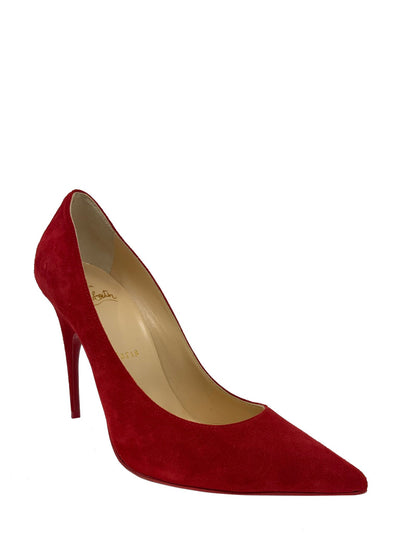 Christian Louboutin Suede Point-Toe Pump Size 8.5-Replica Designer Handbag Store
