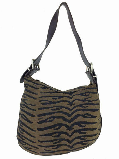 Fendi Animal Print Canvas Medium Shoulder Bag-Replica Designer Handbag Store
