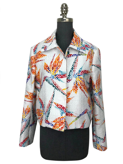 Fendi Birds of Paradise Printed Jacket Size L-Replica Designer Handbag Store
