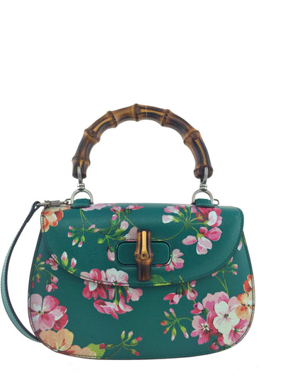 Gucci Bamboo Classic Blooms Small Top Handle Bag-Replica Designer Handbag Store
