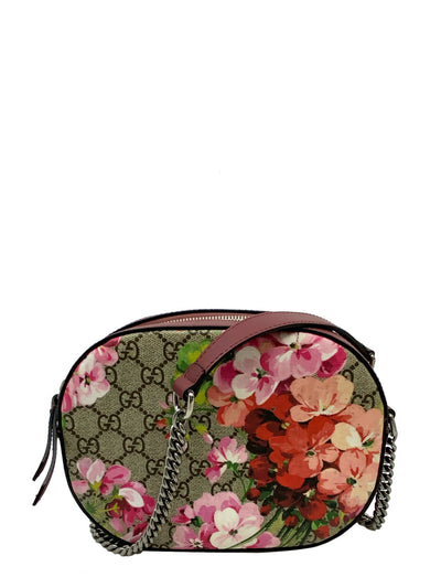 Gucci Blooms GG Supreme Mini Chain Crossbody Bag-Replica Designer Handbag Store
