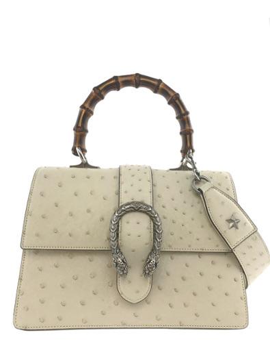 Gucci Dionysus Bamboo Top Handle Ostrich Bag-Replica Designer Handbag Store
