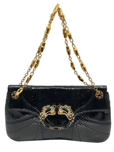 Gucci Limited Edition Tom Ford Snakeskin Jeweled Dragon Bag-Replica Designer Handbag Store
