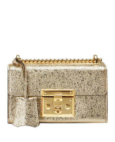 Gucci Padlock Small Metallic Shoulder Bag-Replica Designer Handbag Store
