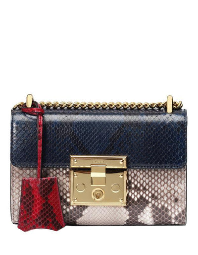 Gucci Padlock Small Python Shoulder Bag-Replica Designer Handbag Store
