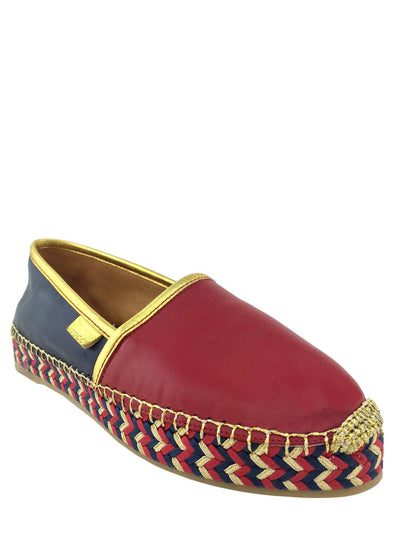 Gucci Pilar Leather Espadrille Flats Size 6.5 NEW-Replica Designer Handbag Store
