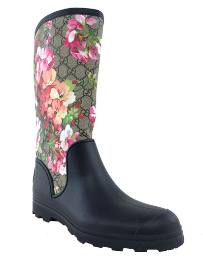 Gucci Prato GG Blooms Rain Boots Size 10-Replica Designer Handbag Store
