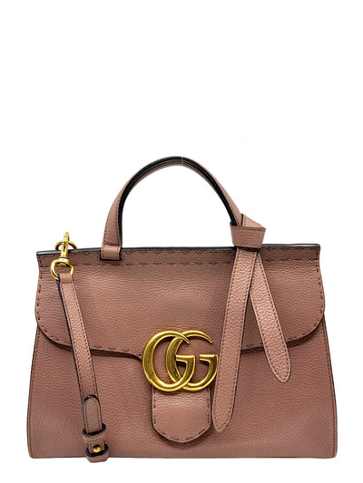 Gucci Small GG Marmont Top Handle Bag-Replica Designer Handbag Store
