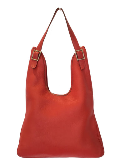 Hermes Masai Pm Red Taurillon Clemence Leather Hobo Bag-Replica Designer Handbag Store
