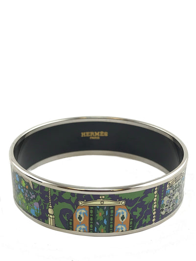 Hermes Printed Enamel Cachemire de Tamara Wide Bracelet 65-Replica Designer Handbag Store
