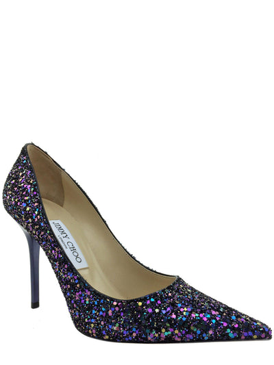 Jimmy Choo Abel Glitter Point-Toe Pumps Size 7.5-Replica Designer Handbag Store
