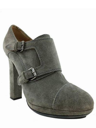 Lanvin Monk-Strap Suede Booties Size 7-Replica Designer Handbag Store
