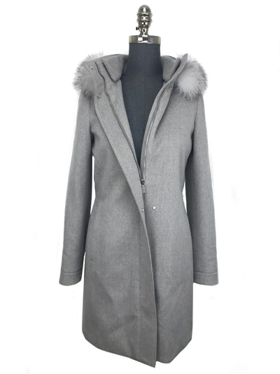 Loro Piana Garth Cashmere Storm Hooded Coat Size XS NEW-Replica Designer Handbag Store
