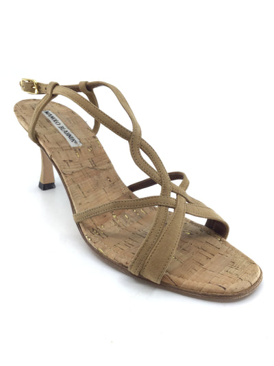 Manolo Blahnik Cork Sandals-Replica Designer Handbag Store
