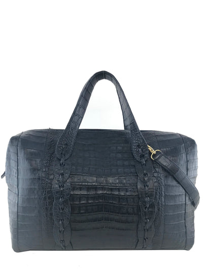 Nancy Gonzalez Large Crocodile Travel Bag-Replica Designer Handbag Store
