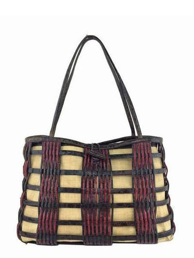 Nancy Gonzalez Woven Crocodile Leather Medium Basket Tote-Replica Designer Handbag Store
