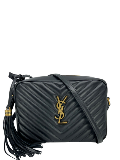 Saint Laurent Matelasse Calfskin Monogram Lou Medium Camera Bag NEW-Replica Designer Handbag Store
