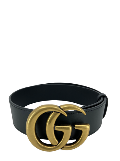 GUCCI GG Marmont Wide Leather Belt Size 80 NEW-Replica Designer Handbag Store
