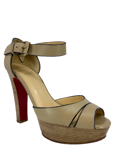 Christian Louboutin Woodaola Platform Sandals Size 7-Replica Designer Handbag Store
