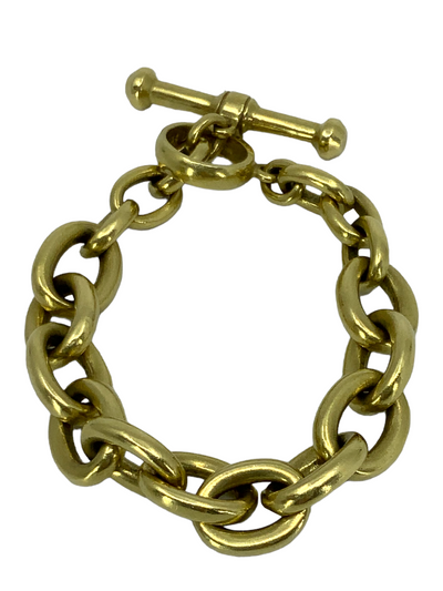 Barry Kieselstein-Cord 18k Gold Chain Link Bracelet-Replica Designer Handbag Store
