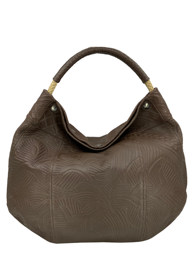 Prada Embossed Leather Large Hobo Bag-Replica Designer Handbag Store
