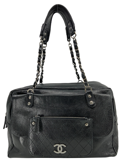 CHANEL Caviar Pocket In the City Shoulder Bag-Replica Designer Handbag Store
