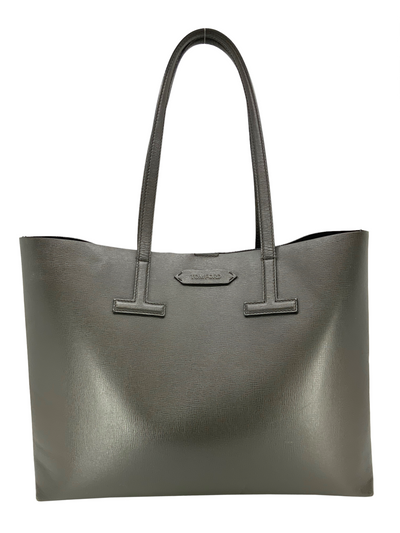 Tom Ford Saffiano Leather Large T Tote Bag-Replica Designer Handbag Store
