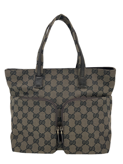 Gucci Vintage GG Monogram Canvas Small Tote-Replica Designer Handbag Store
