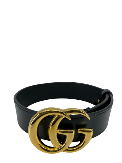 GUCCI GG Marmont Wide Leather Belt Size 75 NEW-Replica Designer Handbag Store
