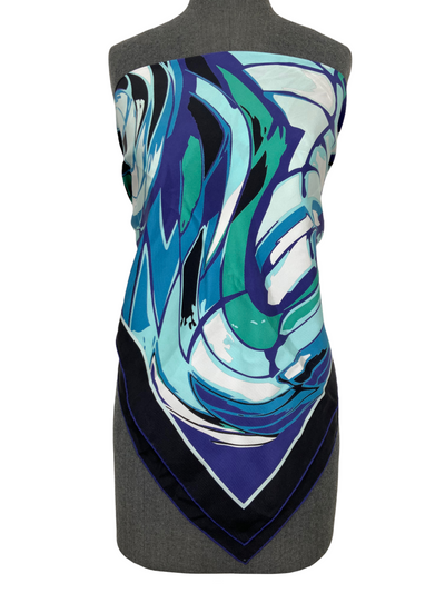 Emilio Pucci Abstract Print Silk Scarf-Replica Designer Handbag Store
