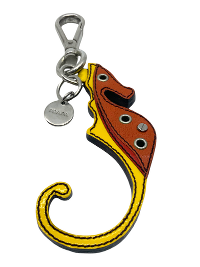 PRADA Leather Seahorse Bag Charm Key Chain-Replica Designer Handbag Store
