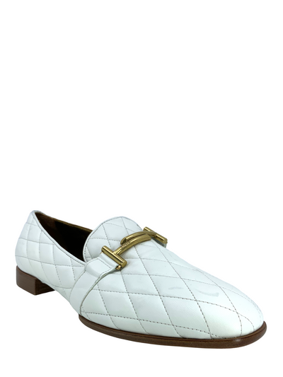 TOD
S Double T Quilted Leather Loafers Size 9-Replica Designer Handbag Store
