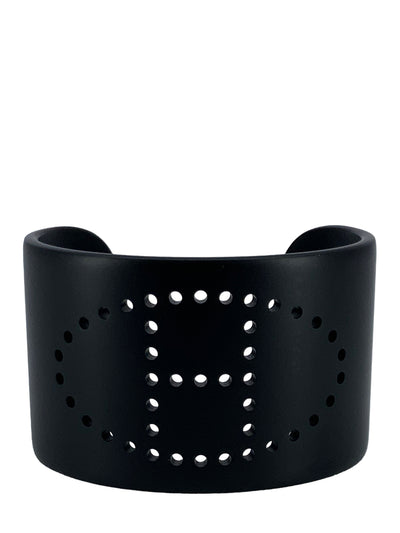 Hermes Evelyn Perforated H Aluminium Sunset Cuff Bracelet T3-Replica Designer Handbag Store
