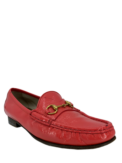 Gucci Classic Patent Leather Horsebit Loafers Size 8-Replica Designer Handbag Store
