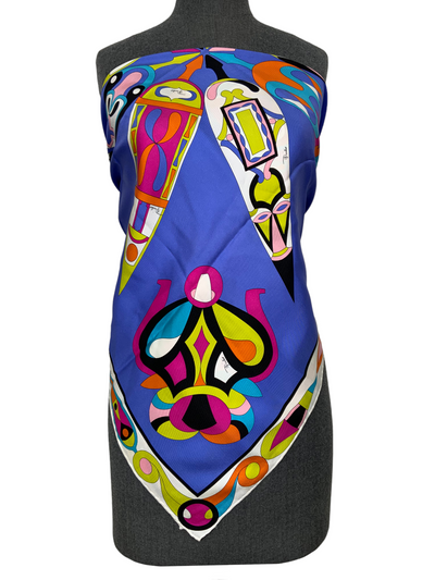 Emilio Pucci Abstract Print Silk Scarf-Replica Designer Handbag Store
