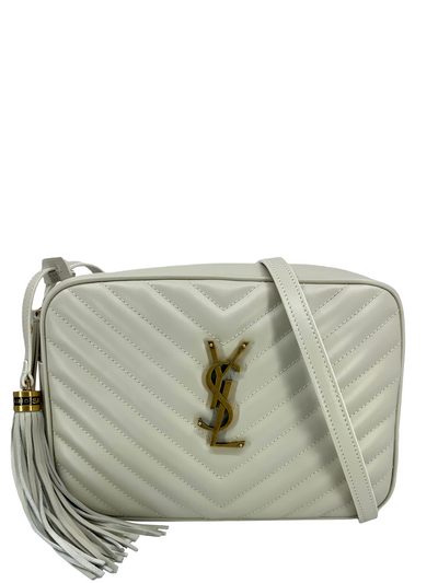 Saint Laurent Matelasse Calfskin Monogram Lou Medium Camera Bag NEW-Replica Designer Handbag Store
