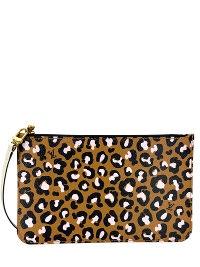 LOUIS VUITTON Wild at Heart Neverfull MM Pochette Wristlet NEW-Replica Designer Handbag Store
