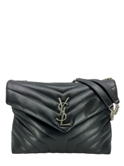 SAINT LAURENT Loulou Calfskin Medium Flap-Top Shoulder Bag-Replica Designer Handbag Store
