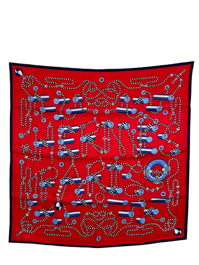 Hermes Silk Cordages Scarf 70-Replica Designer Handbag Store
