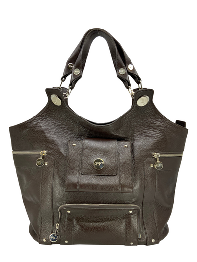 Roger Vivier Leather Front Pocket Tote Bag-Replica Designer Handbag Store
