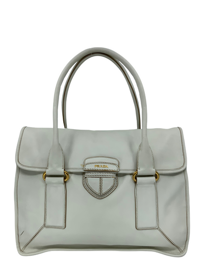 PRADA Leather Pattina Large Shopping Bag-Replica Designer Handbag Store
