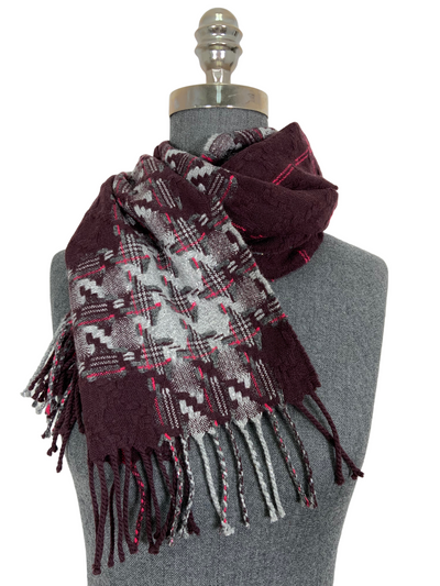 Burberry Checkered Plaid Wool Scarf-Replica Designer Handbag Store
