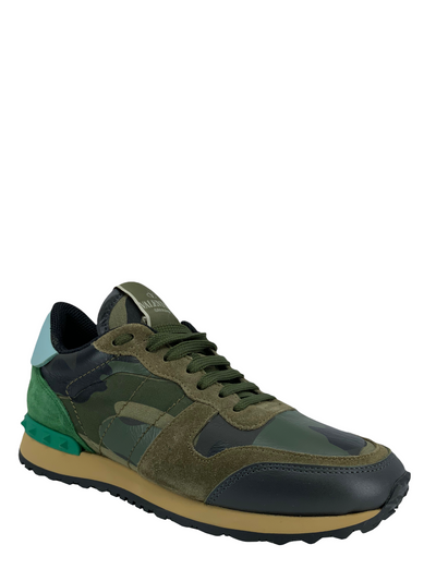 Valentino Rockrunner Camo Trainer Sneakers Size 8.5-Replica Designer Handbag Store
