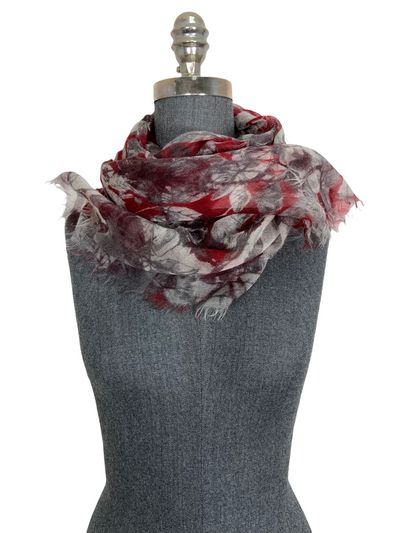 Loro Piana Floral Cashmere Fringe Trim Oblong Scarf-Replica Designer Handbag Store
