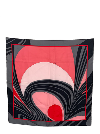 Emilio Pucci Abstract Print Silk Small Scarf-Replica Designer Handbag Store
