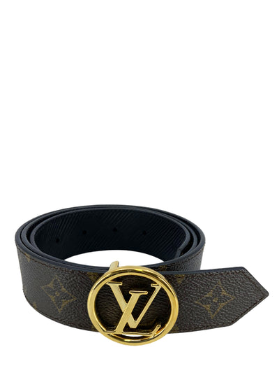 Louis Vuitton Monogram Epi Circle LV Logo Reversible Belt 85-Replica Designer Handbag Store
