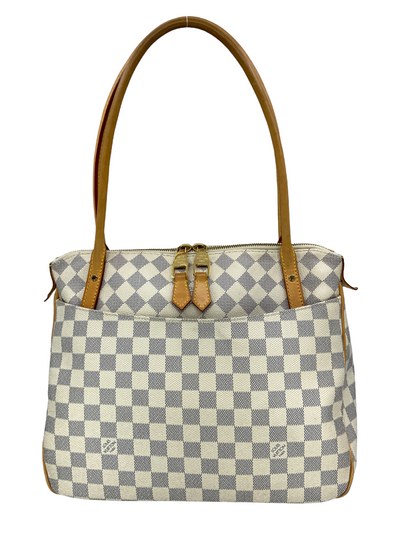 Louid Vuitton Damier Azur Figheri PM Handbag-Replica Designer Handbag Store
