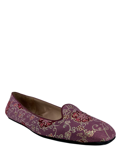 PRADA Jacquard Fabric Ballet Flats Size 8.5-Replica Designer Handbag Store
