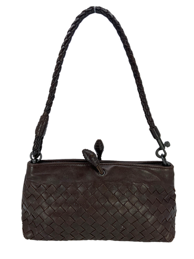 Bottega Veneta Vintage Intrecciato Woven Small Shoulder Bag-Replica Designer Handbag Store
